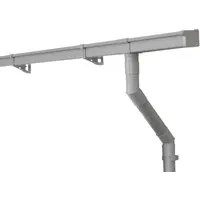 Produktbild INEFA Dachrinnen Set NW83 für Gartenhaus, Carport & Terrasse