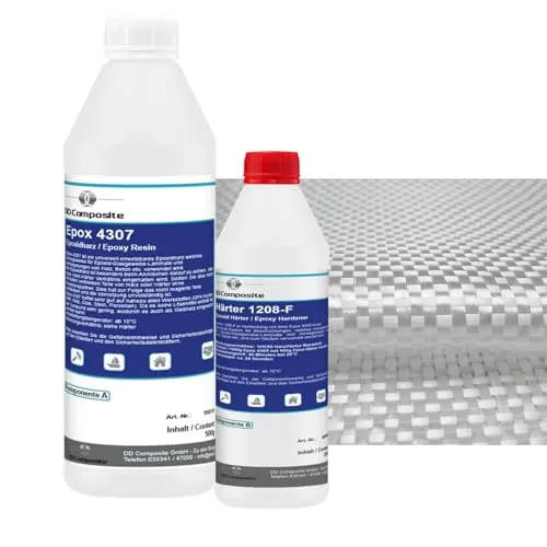 Epoxidharz 750g mit Rovinggewebe 1m² von SCHILLER