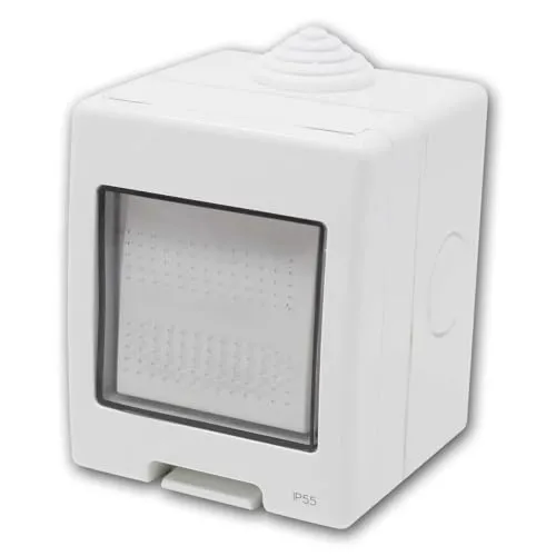 IP55 Wechselschalter - Schalter Lichtschalter Wechselschalter Aussen Bad IP55 Weiß (Wechselschalter)