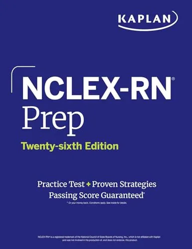 Produktbild NCLEX-RN Prep, Twenty-sixth Edition (2026): Includes 1 Full Length Practice Test + Proven Strategies (Kaplan Test Prep)