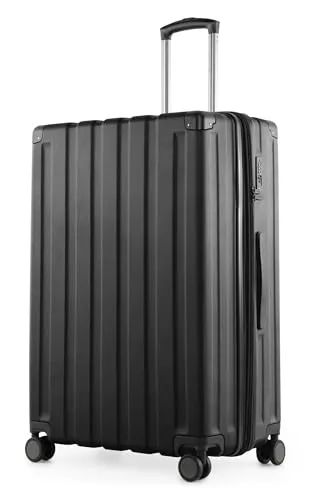 Hauptstadtkoffer Q-Damm - Großer Hartschalenkoffer mit TSA, 4 Rollen und 6 cm Volumenerweiterung - Koffer für Familienreisen: 78 cm, 133 Liter Volumen, leichtes und stabiles ABS-Material, integriertes TSA-Zahlenschloss für Sicherheit und bequemes Reisen.