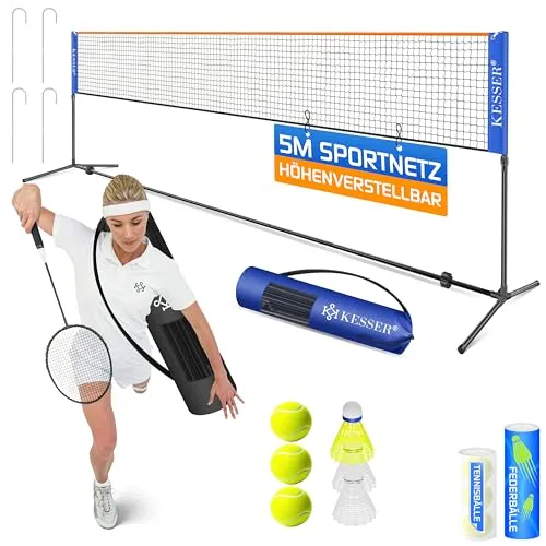 KESSER® Badmintonnetz Tennisnetz | 3-Fach-Höhenverstellbar von Kesser