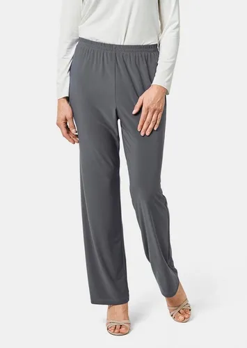 GOLDNER Schlupfhose Slinky-Hose mit weitem Bein Jerseyhose mit Schlupfbund und Knöchellänge