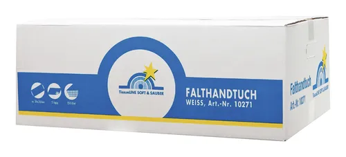 Böttcher-AG Papierhandtücher 2-lagig, weiß, Interfold-Falz - Waschraumausstattung mit schneller Feuchtigkeitsaufnahme und hoher Nassfestigkeit. Ideal für alle Spender mit praktischer Interfold-Falz, 3000 Stück in hochwertiger 2-lagiger Qualität.