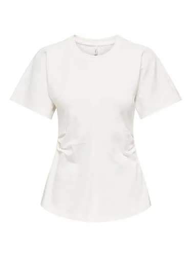 ONLY Onlmarie S/S Ruching Top JRS Noos