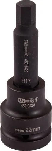 Ks Tools Kraft-Stecknuss 450.0463 - Hochwertige Stecknuss für präzises Schrauben, ideal für professionelle Anwendungen und Heimwerkerprojekte.