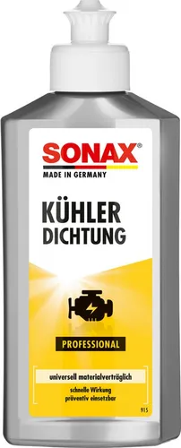 Sonax Kühlerdichtstoff KühlerDichtung 04421410 - Effektiver Kühlerdichtstoff für Fahrräder, repariert Leckagen schnell und zuverlässig, ideal für eine sorgenfreie Fahrt.
