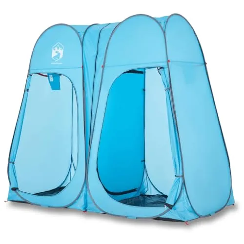 vidaXL Sichtschutzzelt Blau Pop-Up Wasserdicht - Zelt für Outdoor-Aktivitäten, rundum wasserdicht und mit schnellem Pop-Up-Design für mühelosen Aufbau. Ideal als Umkleidezelt für Camping oder Festivals.