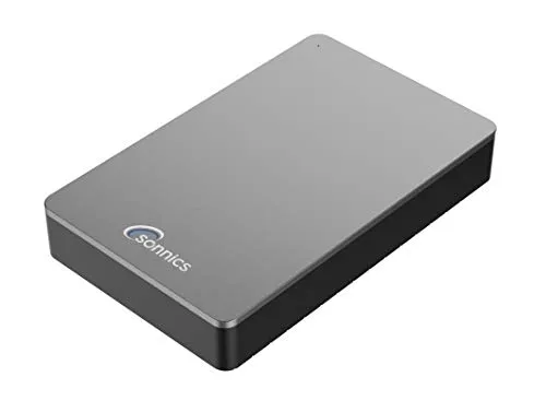 Sonnics 2TB Grau Externe Desktop-Festplatte, USB 3.0 kompatibel mit Windows PC, Mac, Smart TV, Xbox One und PS4