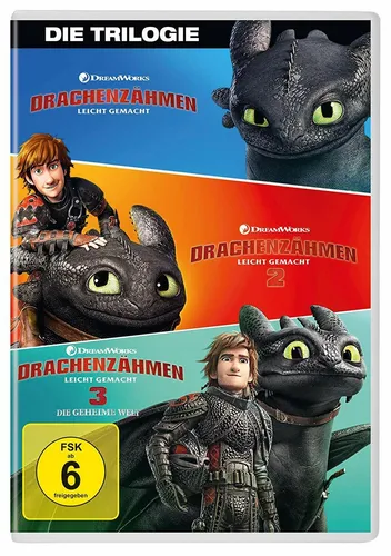 Drachenzähmen leicht gemacht 1+2+3 - Die Trilogie NEU OVP