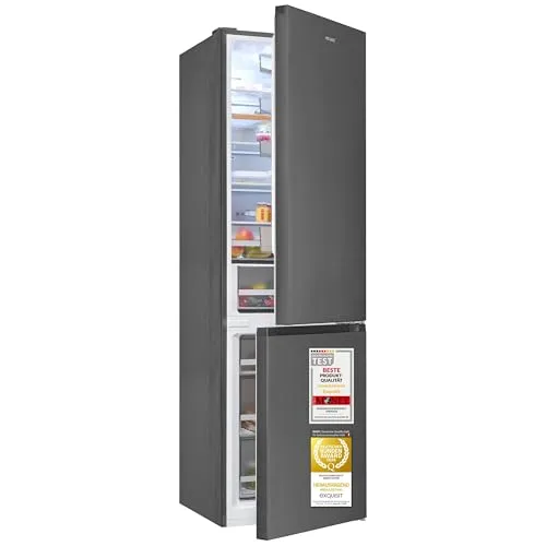 Exquisit Kühl-Gefrierkombination KGC5380-115-NF-040A – 378 l Nutzinhalt, 4 Sternefach