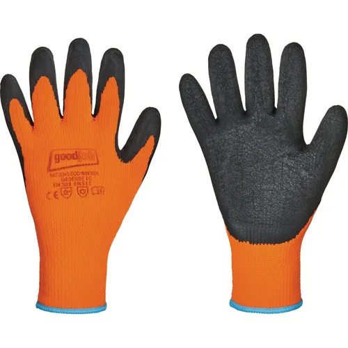 Kälteschutzhandschuhe Eco Winter Gr.11 schwarz/orange EN 388,EN 511 PSA II