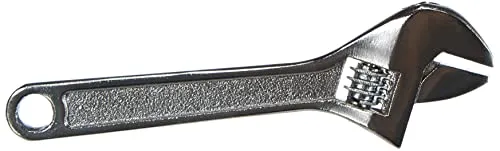 Brüder Mannesmann Rollgabelschlüssel, 4 Zoll, verchromt poliert, 1 Stück, M 120-04