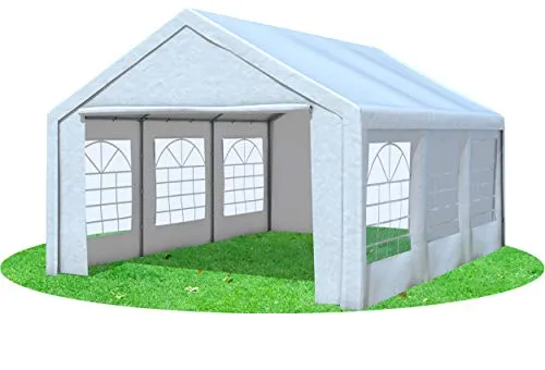 Stabilezelte 4x6m Partyzelt, Classic PRO PE Weiss von Stabilezelte