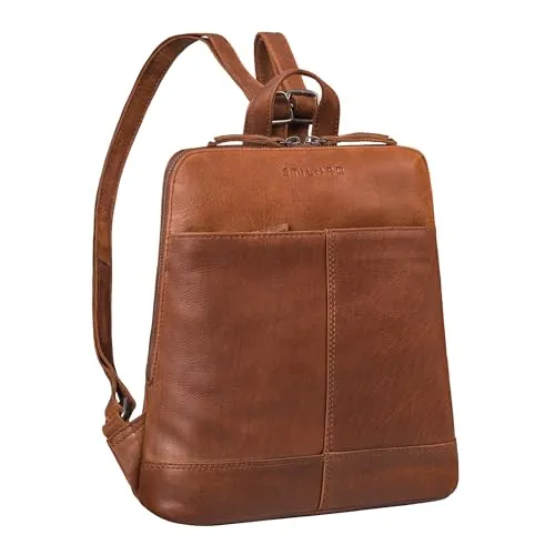 STILORD 'Marlies' Leder Rucksack Damen - Vintage Daypack für Stadt und Freizeit - Tagesrucksäcke aus echtem Rindsleder, erzählt Geschichten und bietet individuellen Stil. Ideal für urbanes Leben mit praktischem Innenfutter für Ihre Essentials und Erinnerungen.