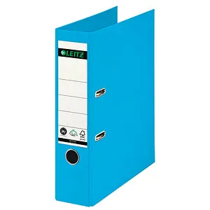 LEITZ 1007 Ordner hellblau Karton 8,0 cm DIN A4, 1 St.