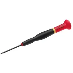 Cimco 11 1912 Elektronik-Schraubendreher (Präzisions-Schraubendreher), Sechskant-Stiftschlüssel, Farbcode Gelb, SW 1,3  x  40 mm, Länge 140 mm