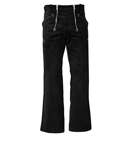 JOB Zunfthose aus Trenkercord - Schwarz, Größe 52 - Arbeitshosen aus robuster Trenkercord-Qualität, gerade Form ohne Schlag, ideal für Handwerk und Beruf.