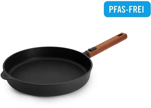 WOLL Bratpfanne Eco Logic QXR - PFAS-frei und kratzfest - Pfannen, hochwertige Aluminiumguss-Konstruktion mit antihaftbeschichteter Diamond-QXR-Oberfläche für gesundes Kochen und einfache Reinigung.