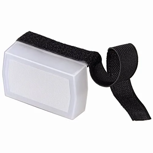 Hama Photo Blitzdiffusor Flash Diffusor Uni mit Klettband - Rechteckiger Blitzdiffusor für sanfte Lichtverteilung, ideal für Fotografie und Videografie, inklusive praktischen Klettband für einfache Montage.