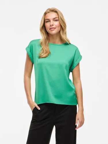 Vila Kurzarmshirt VIELLETTE S/S SATIN TOP von VILA