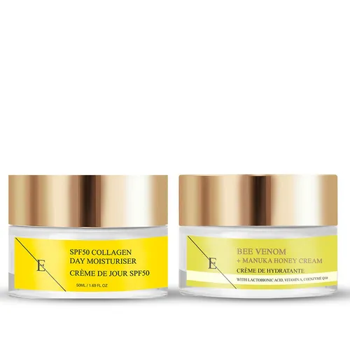 ErthSkin London Bienengift + Manuka Honig Creme + SPF KOLLAGEN TAGESCREME set