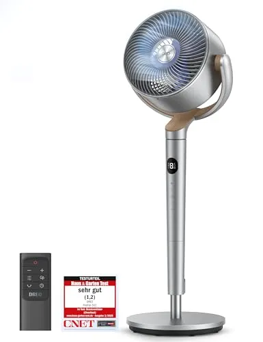 Dreo 20dB Standventilator in silber von Dreo