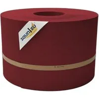 zaunzu Sichtschutzstreifen Premium Bordeauxrot für Doppelstabmatten - Zaunelemente – 50 m Premium-Sichtschutzstreifen mit genarbter Oberfläche, einfache Montage ohne Clips und robustes PP-Material für optimale Sicht- und Windschutz.