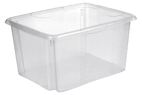 Keeeper Aufbewahrungsbox Emil 24 Liter - Praktische Aufbewahrungsbox für Haushalt und Werkstatt, stapelbar oder platzsparend nestbar, aus transparentem Kunststoff für optimale Übersichtlichkeit.