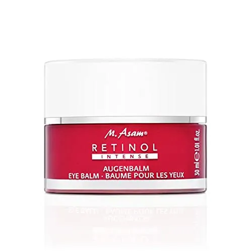 M. Asam RETINOL INTENSE Augenbalm 30 ml - Augencremes mit Hyaluronsäure für sofortige Aufpolsterung und sichtbare Entknitterung der Augenpartie. Hautfestigend und regenerierend, auch für die Lippen geeignet, vegan.
