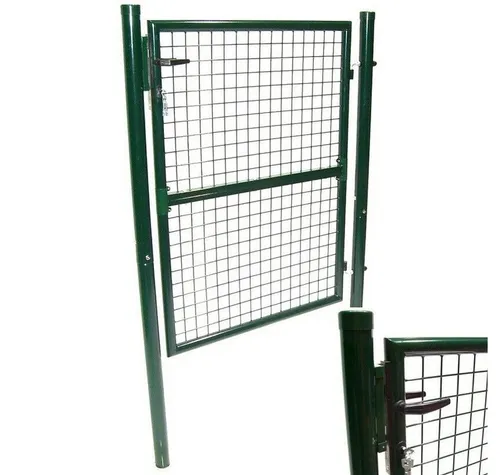 Apex Gartentor 100x120 – stabiles Zauntor mit Schloss - Hochwertiges Gartentor 100x120 cm aus punktgeschweißtem Stahlgitter, grün pulverbeschichtet. Ideal für Zaunanlagen, robust und langlebig, mit abschließbarem Schloss für zusätzliche Sicherheit.