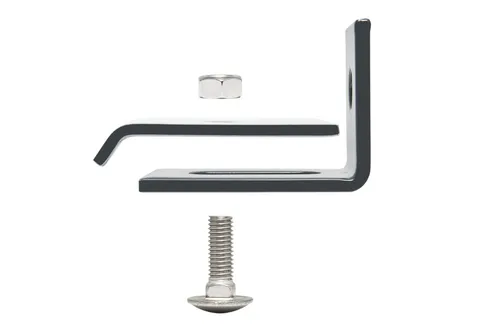 Montagewinkel Anthrazit Wandanschlusswinkel Winkel Verbinder-Zaun Gitter- NEU-