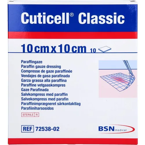 Cuticell Classic Wundgaze 10x10 cm