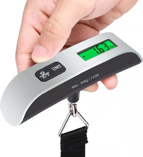Gepäckwaage Digitale LCD-Kofferwaage 110lb/50kg