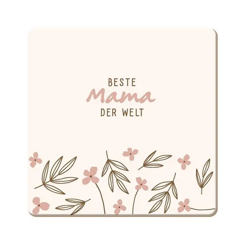 Korkenuntersetzer Beste Mama der Welt Grafik Werkstatt
