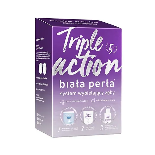 Produktbild Biała Perła Zestaw Triple Action do wybielania zębów w domu wybiel 8588003659026