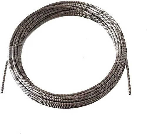 Drahtseil 4mm 5 Meter Geländerseil Edelstahl 7X7 EN 1.4401 mittelweich A4 NIRO, Nirosta