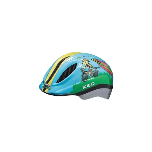 Bike Fashion Unisex Jugend Janosch Tigerente Helm, Blau, XS - Fahrradhelm für Kinder mit lustigem Janosch Tigerente Design, bietet optimale Sicherheit durch patentiertes Quicksafe System und 5 Ventilationsöffnungen für besten Tragekomfort.