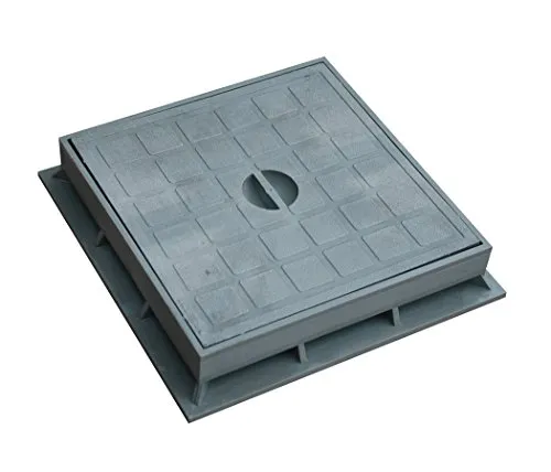 Schachtabdeckung mit Rahmen 30 x 30 cm