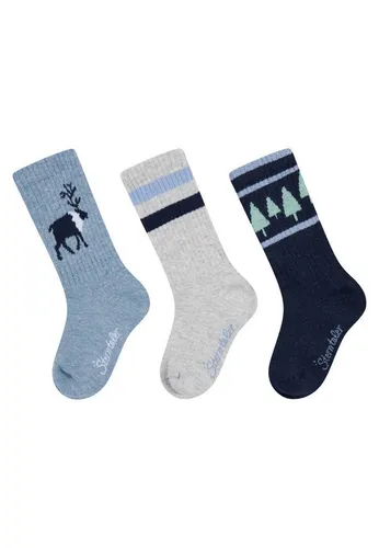 Sterntaler® Feinsöckchen Socken 3er-Pack Hirsch (3-Paar, 3er-Pack)