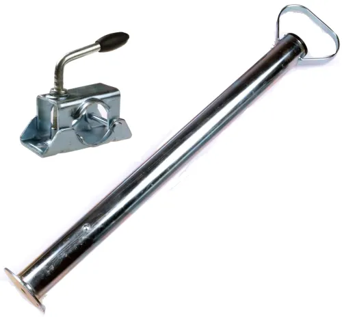 600mm Abstellstütze Anhängerstütze 48mm Klemmhalter Metall Halterung Anhänger