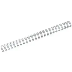 Drahtbinderücken WireBind A4 9,5mm VE=25 Stück silber