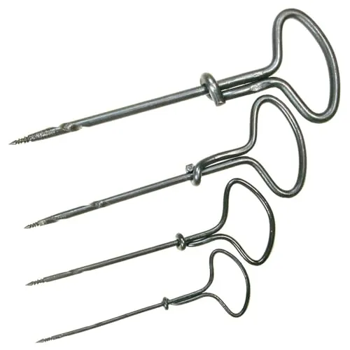 Bohrcraft Nagelbohrer mit Ringgriff, brüniert, 4 x 130 mm lose / Werksverpackung, 1 Stück, 35001504130