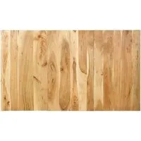 vidaXL Kopfteil 140 cm aus massivem Akazienholz - Stylishes Kopfteil aus robustem Akazienholz für dein Bett. Bietet Stabilität und einen modernen Industrie-Look, ideal für platzsparende Wandmontage. Perfekt für jedes Schlafzimmer!
