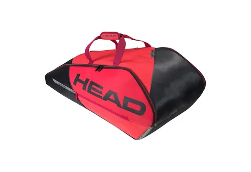 HEAD Tour Team 9R Prestige Tennistasche - Tennisschläger-Tasche mit 75 Litern Volumen, ideal für Spieler, die viel Ausrüstung transportieren müssen. Stilvolles Design in Black-Red für einen professionellen Look.