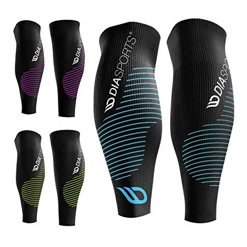 Diasports Waden Kompression für Herren & Damen | Wadenbandage | Kompressionsstrümpfe Sport | Kompressionsstrümpfe ohne Füße | Kompressions Wadenbandage für maximalen Halt bei Sport, Marathon…