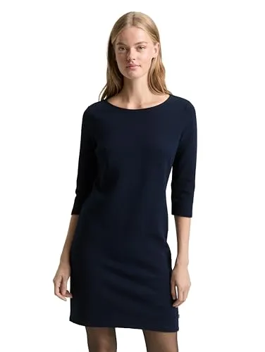 TOM TAILOR Denim Jacquard Mini-Kleid in blau von Tom Tailor