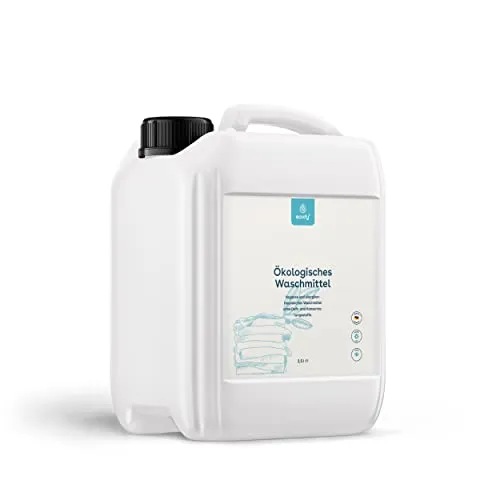 eco:fy Waschmittel flüssig sensitiv - 2,5L - Waschmittel ohne Duft- und Konservierungsstoffe, ideal für Allergiker und Babywäsche. Nachhaltig und hautverträglich für eine umweltfreundliche Wäschepflege.
