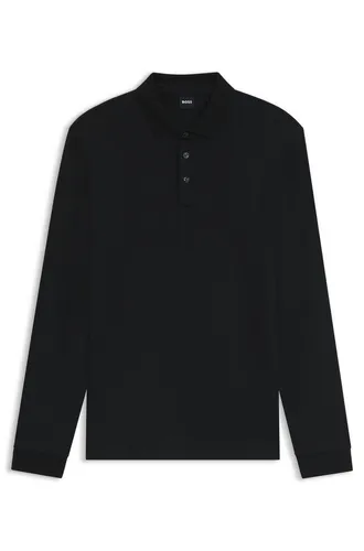 BOSS Herren Pado 30 Poloshirt aus Interlock-Baumwolle - Poloshirt für Herren im Regular Fit, aus hochwertiger Interlock-Baumwolle für hohen Tragekomfort und Langlebigkeit.
