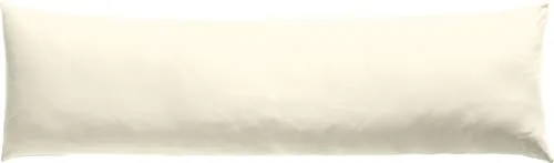 REDBEST Seitenschläferkissenbezug Single- Jersey San Francisco, Natur Größe 40x140 - weiche Qualität, bügelfrei, praktischer Reißverschluss, 100% Baumwolle